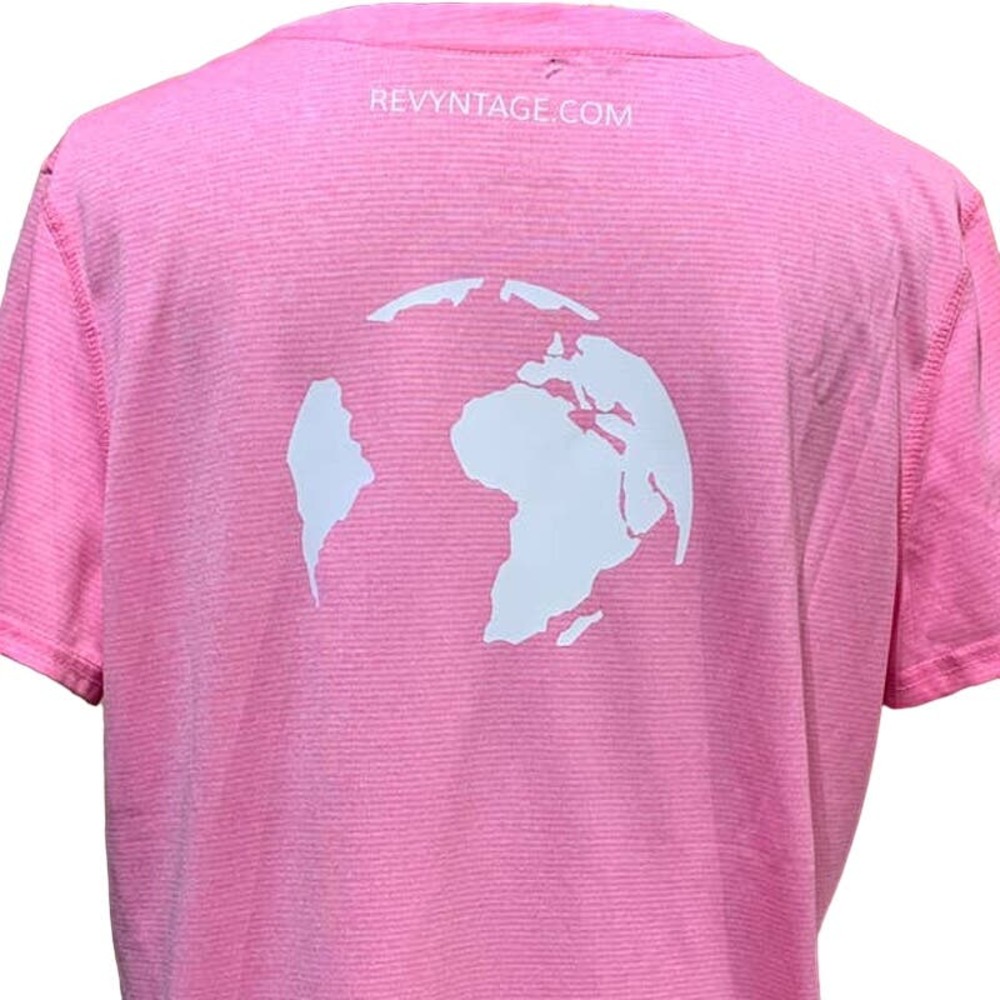 Hand Printed Upcycled 2X Saving the Planet Dragonfly Superpower Short Sleeve Tee - Picture 4 of 4